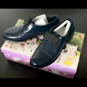 F-Troupe Bow Shoe Navy - Size 6.5